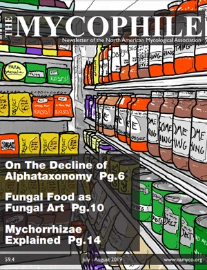 The Mycophile 59.4 July August 2019 cover