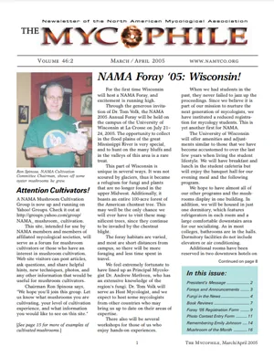 The Mycophile 46.2 March April 2005 cover