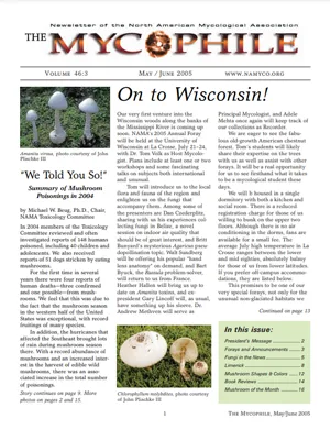 The Mycophile 46.3 May June 2005 cover