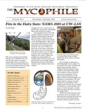The Mycophile 46.5 September October 2005 cover