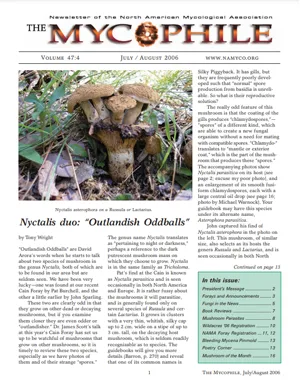 The Mycophile 47.4 July August 2006 cover