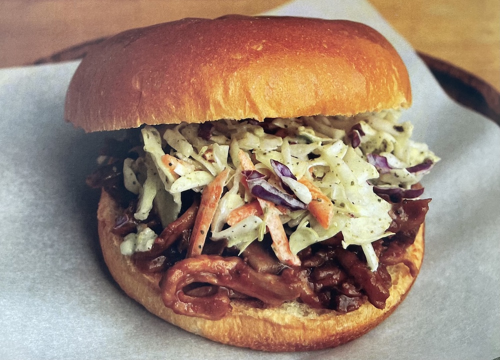BBQ Oyster Mushroom Sandwich