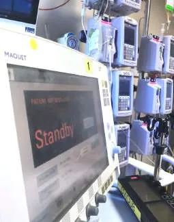 Medical equipment at St. Peter's Hospital in Albany, New York